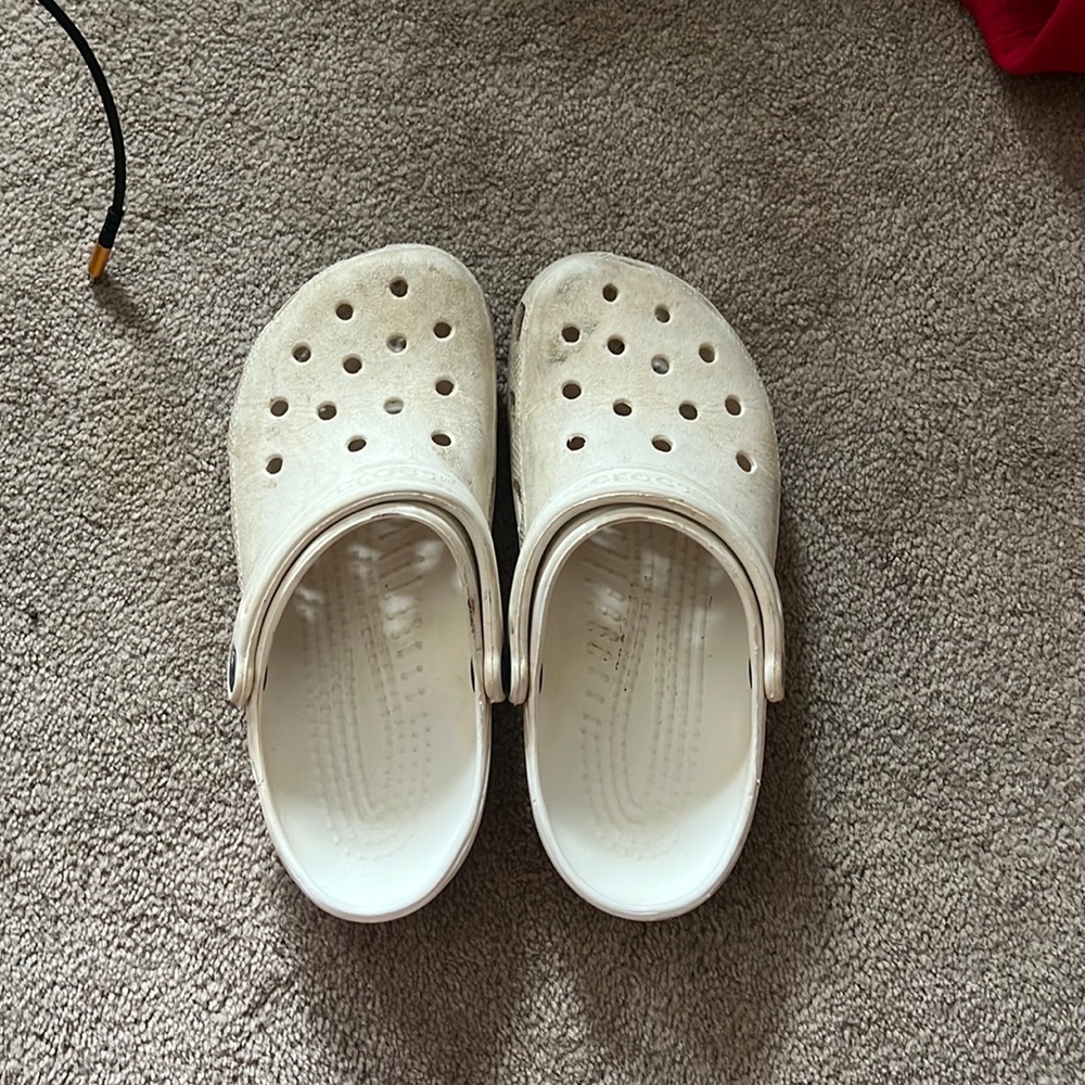 White Crocs